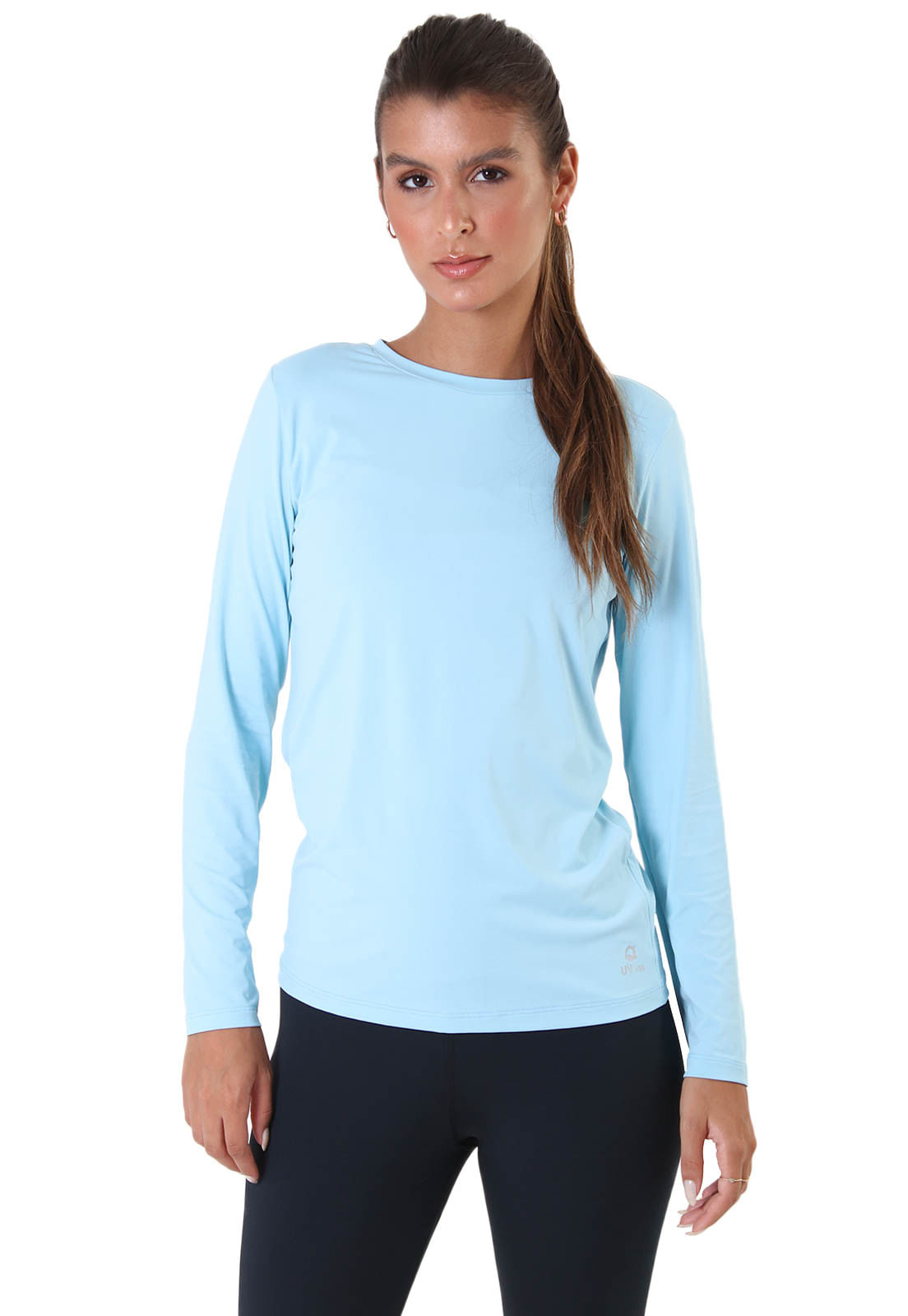 camiseta fitness manga longa