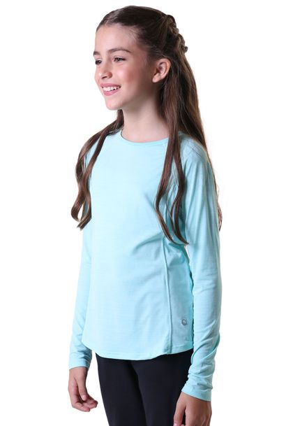 Camiseta Infantil Manga longa Levíssima Feminina