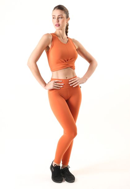 Calça Legging Feminina Básic Cós Alto de Alta Compressão