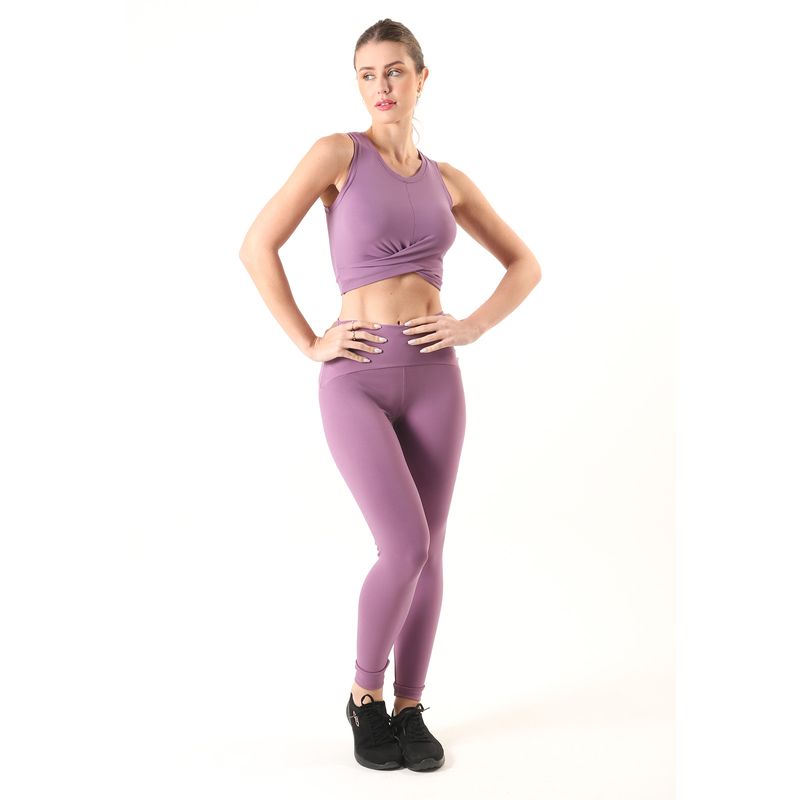 Calça Legging Feminina Básic Cós Alto de Alta Compressão