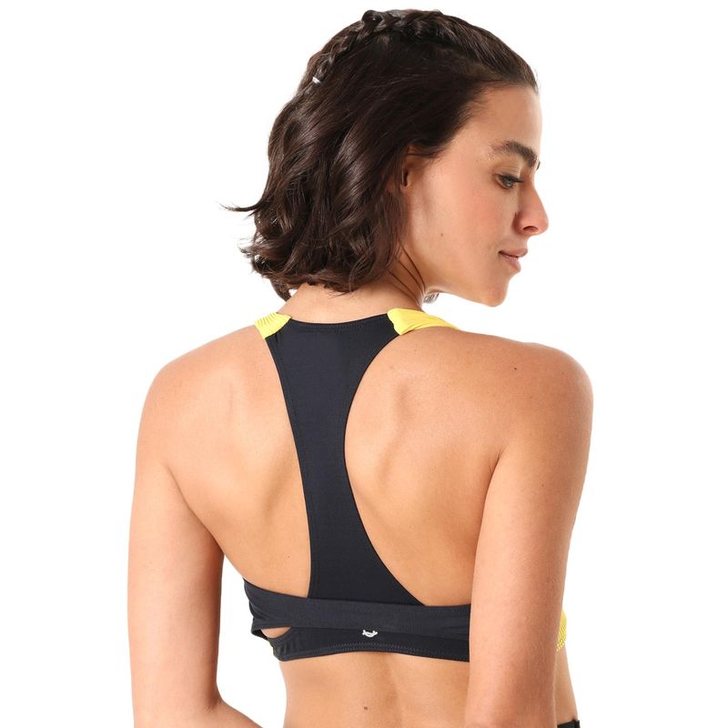 Top Fitness Com Bojo Removível Decote V Cotele