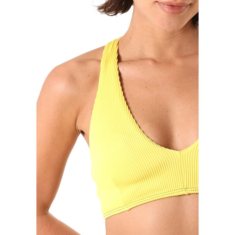 Top Fitness Com Bojo Removível Decote V Cotele