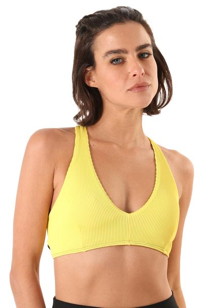 Top Fitness Com Bojo Removível Decote V Cotele