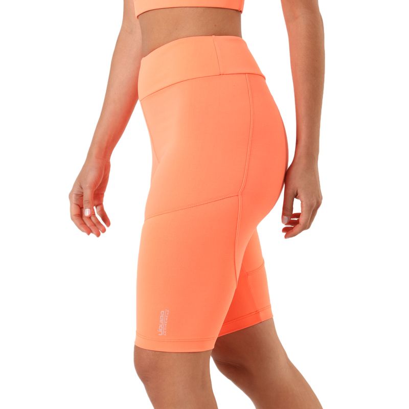 Bermuda Fitness Feminina Biker Light Com Recortes