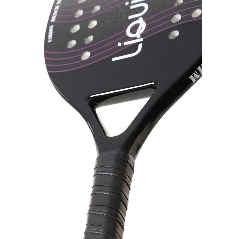 Kit Raquete Beach Tennis Carbono Verde com Bolsa Raqueteira