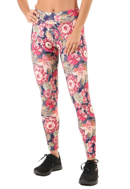 Calça Legging Feminina Estampada Capri Wallpaper