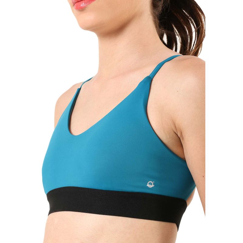 Top Fitness Com Bojo Decote V Compress