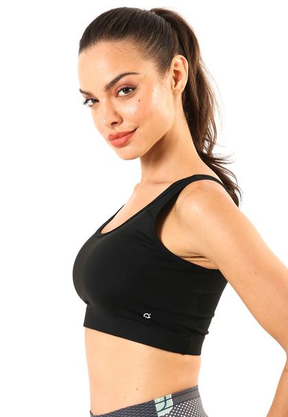 Top Fitness Sem Bojo Regata com Recorte Compress