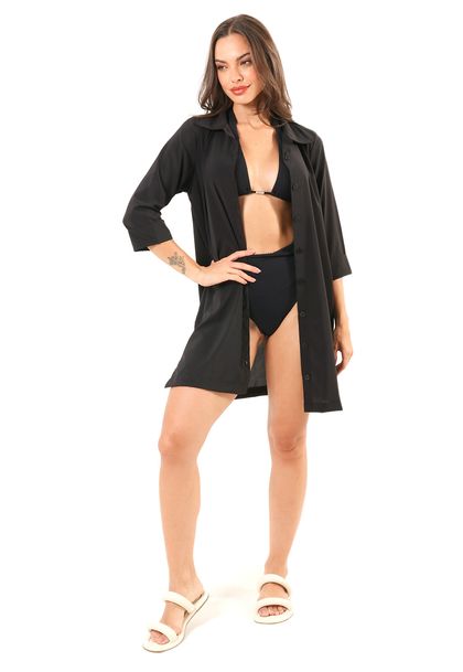 Camisão Feminino com Botão