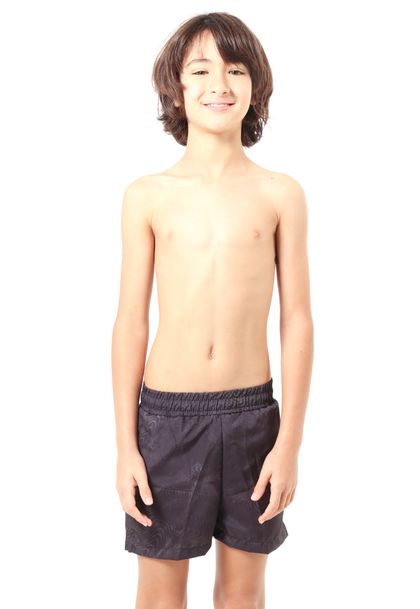Shorts Infantil Com Bolso Lateral 5 Polegadas