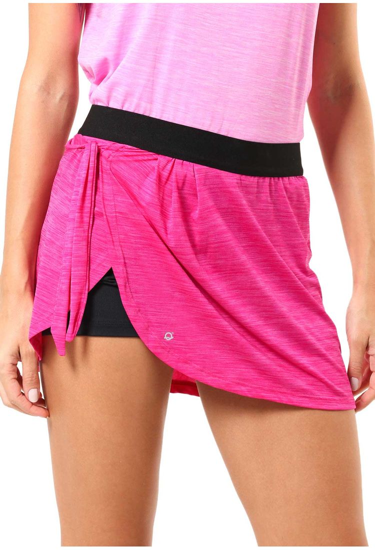 Shorts Saia Fitness com La o Energy Pink lojaliquido