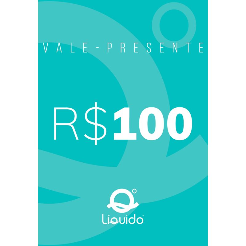100$ Cartão Presente Líquido Digital
