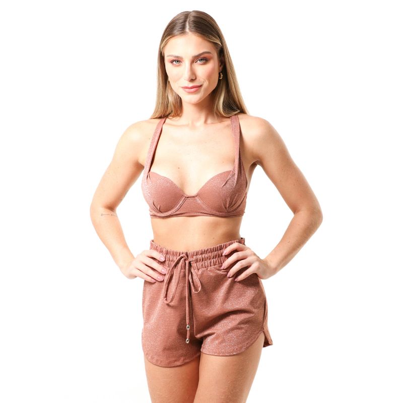 Shorts Feminino Curto Shine