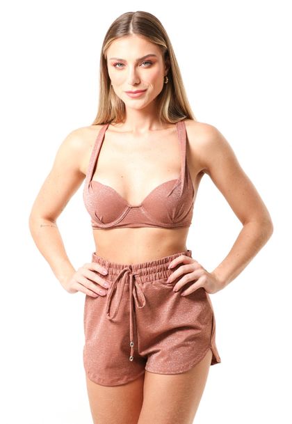 Shorts Feminino Curto Shine