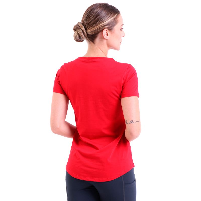 Camiseta Feminina Manga Curta Malha Pima