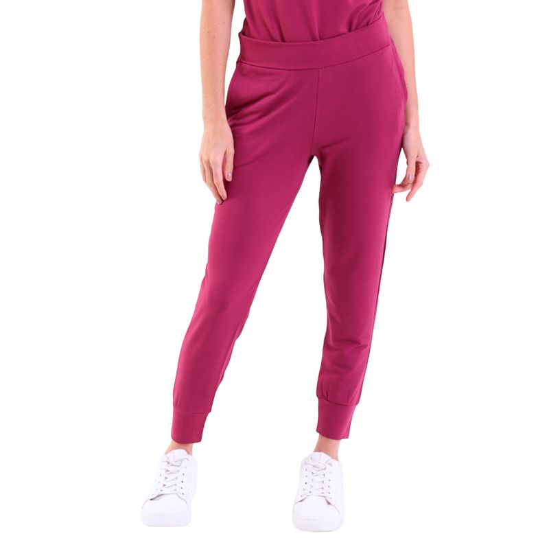 Calça Feminina Jogger Com Bolso Moletinho
