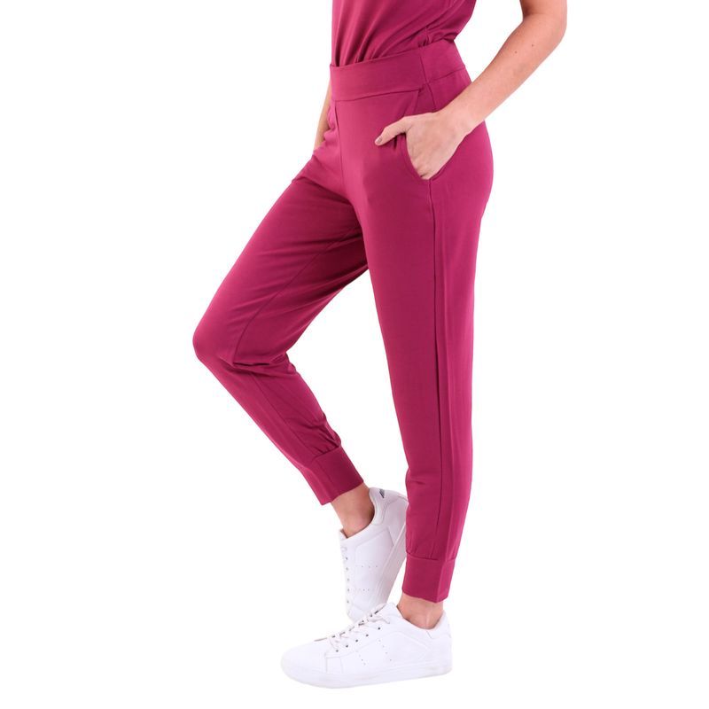 Calça Feminina Jogger Com Bolso Moletinho