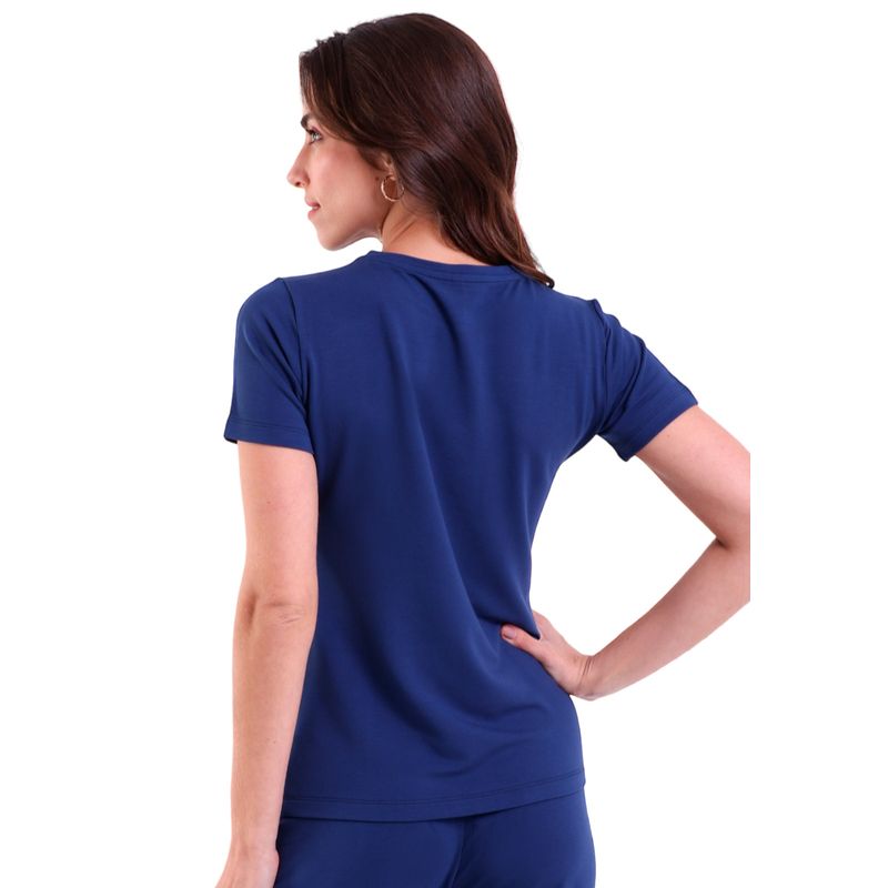 Blusa Feminina Manga Curta Básic Moletinho