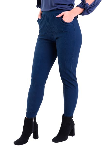 Calça Feminina Jogger com Bolso Plissada