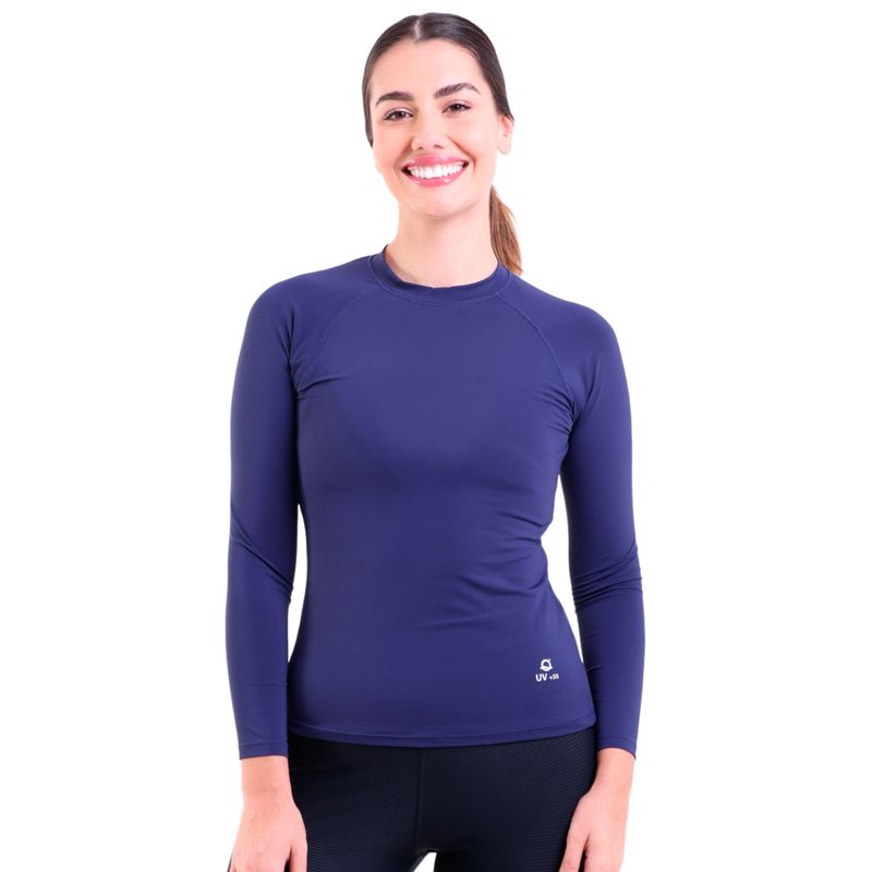 Camiseta Manga Longa Feminina Luna Com Proteção UV 50+