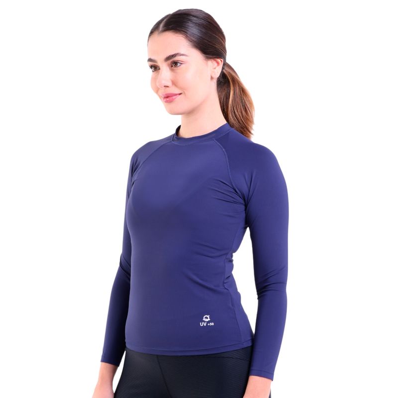 Camiseta Manga Longa Feminina Luna Com Proteção UV 50+