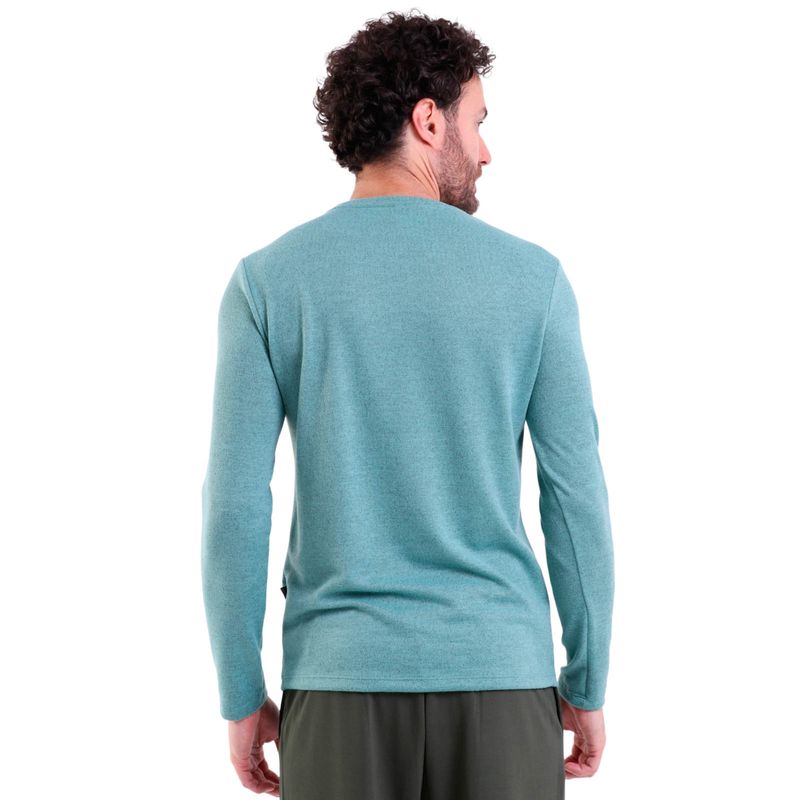 Sueter Masculino Manga Longa Gola V Tricot New