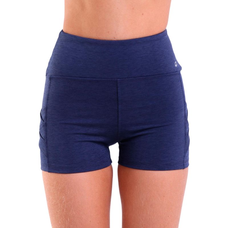 Short Tech Curto De Compress Antiodor Trançado Lateral