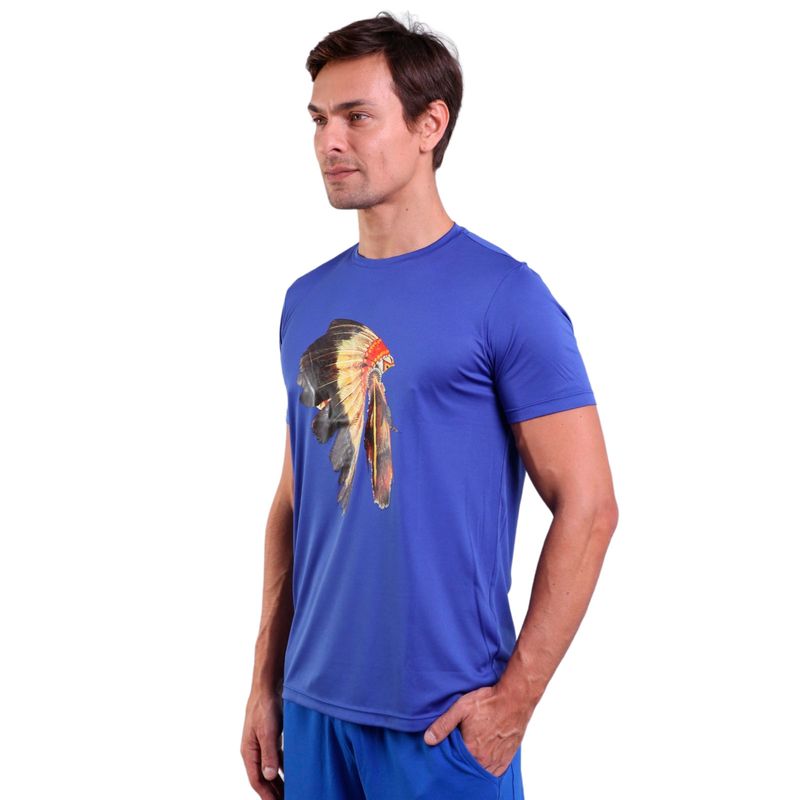 Camiseta Masculina Manga Curta Estampada