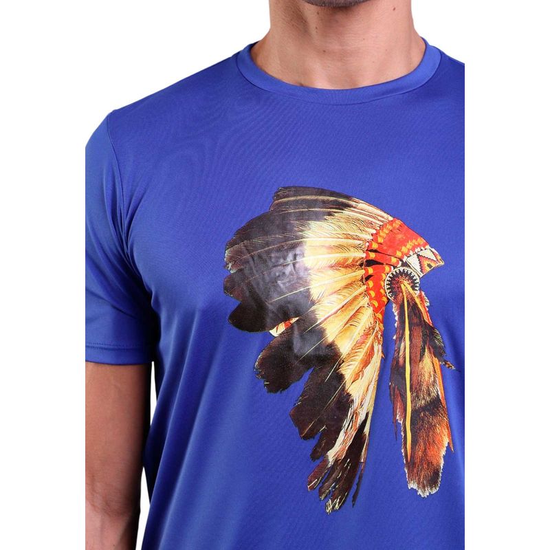 Camiseta Masculina Manga Curta Estampada