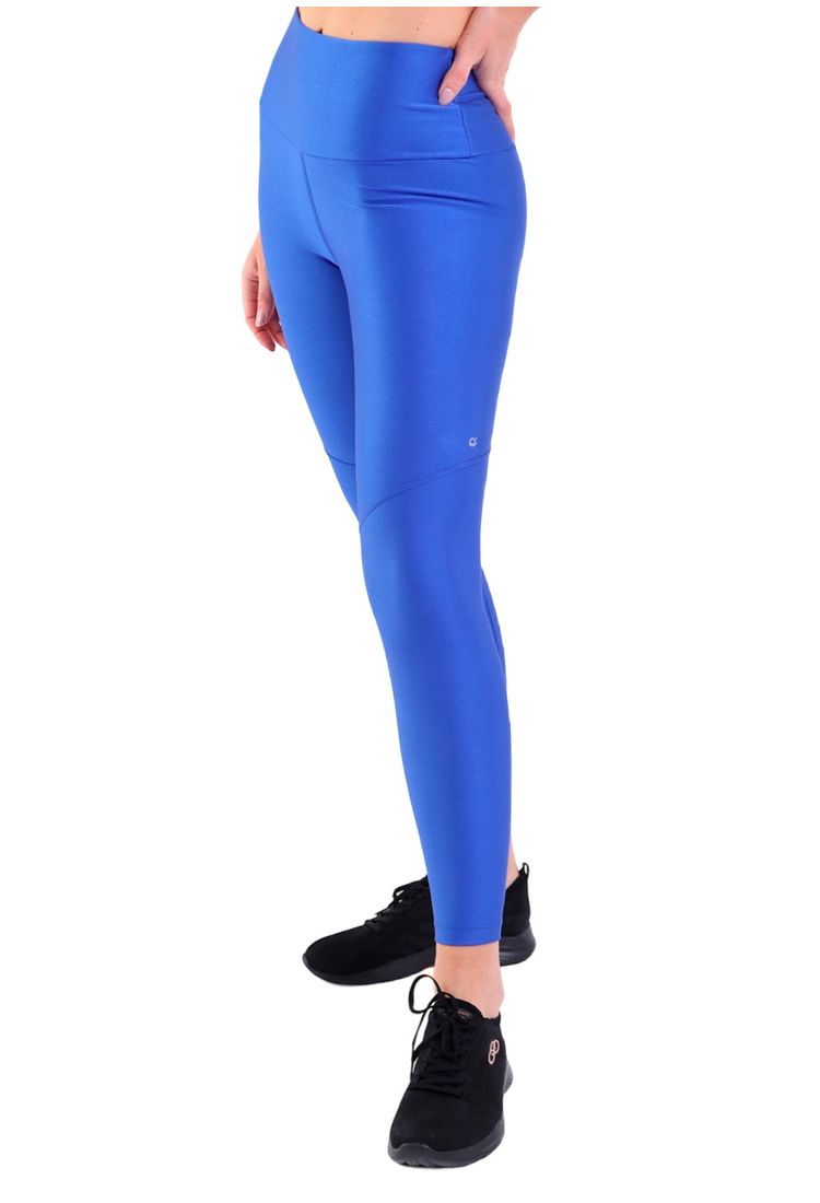 Calça Legging Feminina Cós Largo com Recortes Trilobal Azul Matisse -  lojaliquido