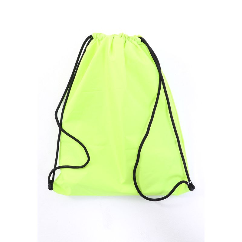 Mochila Saco A prova D'agua Lona Verde Fluor