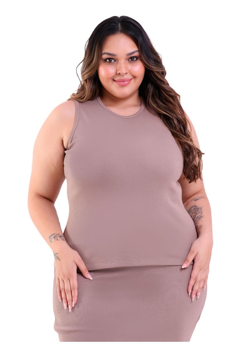 Tank top dress plus size sales