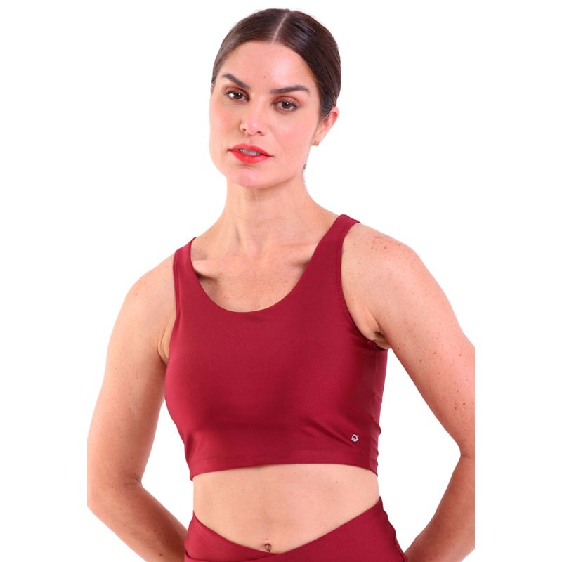 Top Fitness Regata com Recortes Trilobal