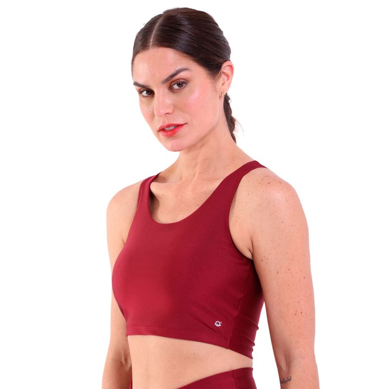 Top Fitness Regata com Recortes Trilobal