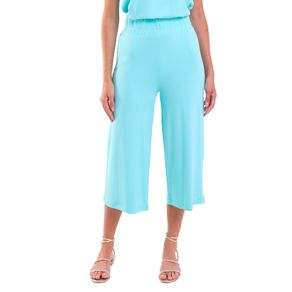 Cal a Pantacourt C s Largo Viscose Trendz Verde gua lojaliquido