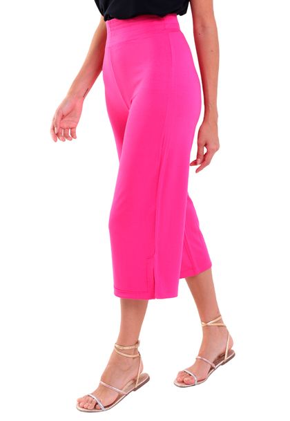 Calça Feminina Pantacourt com Fenda