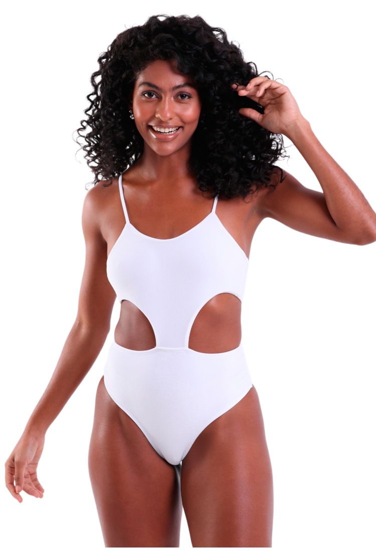 Maiô engana shop mamãe branco