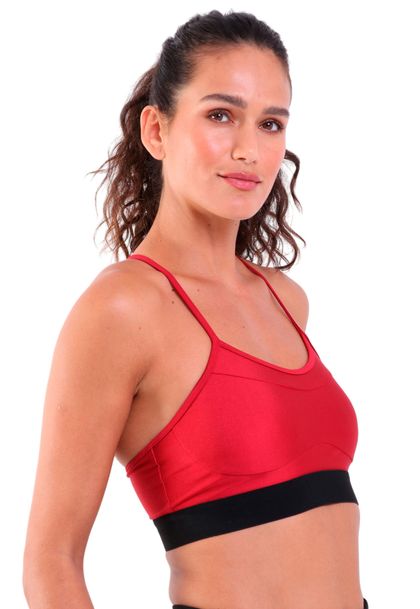 Top Fitness Alças Ajustáveis Bojo Removivel Trilobal