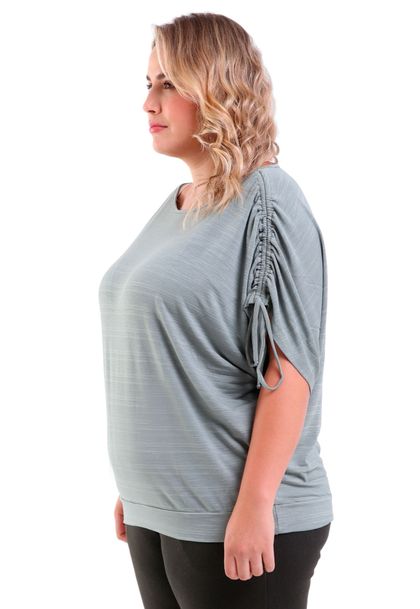Blusa Feminina Plus Size com Puxador