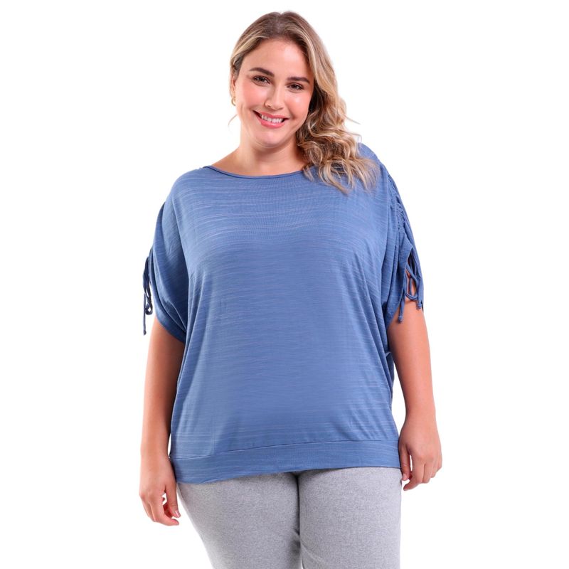 Blusa Feminina Plus Size com Puxador