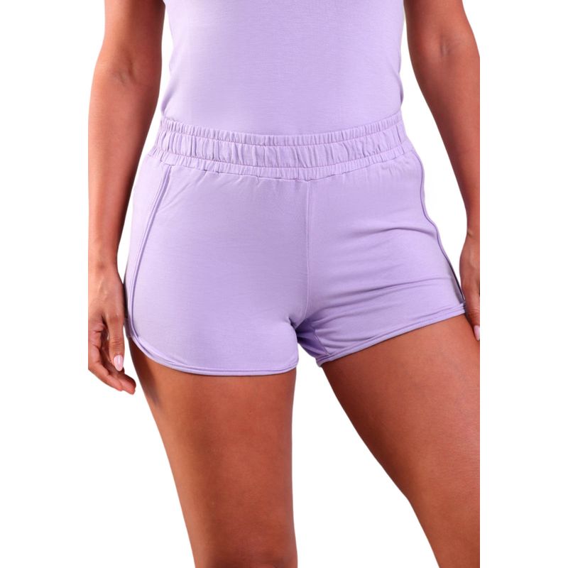 Shorts Curto Feminino Elástico no Cós