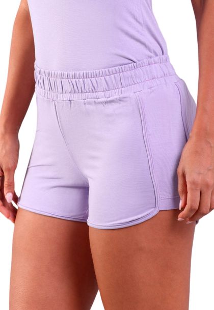Shorts Curto Feminino Elástico no Cós