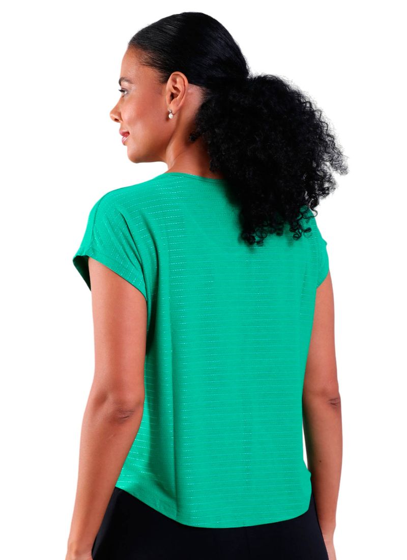 Blusa discount verde azulado