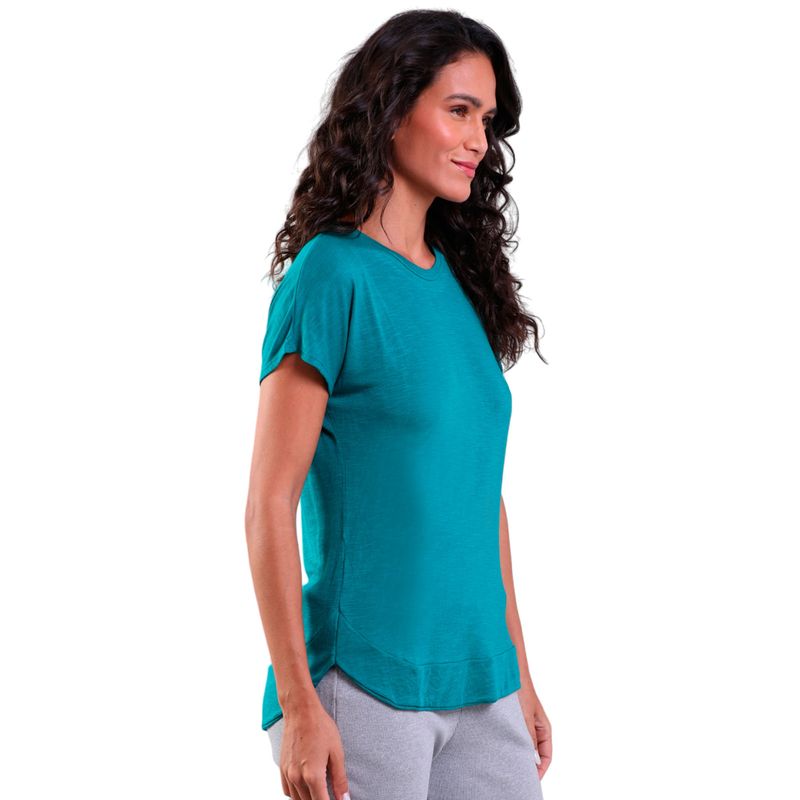 Blusa Feminina Viscose Manga Curta