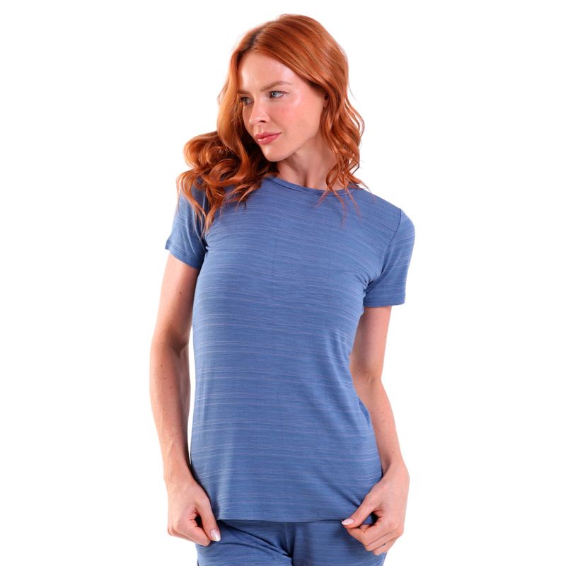 Blusa Feminina Manga Curta Basic