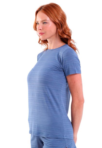 Blusa Feminina Manga Curta Basic