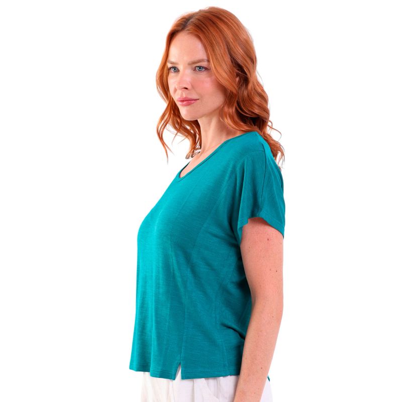 Blusa Feminina Manga Ampla Curta