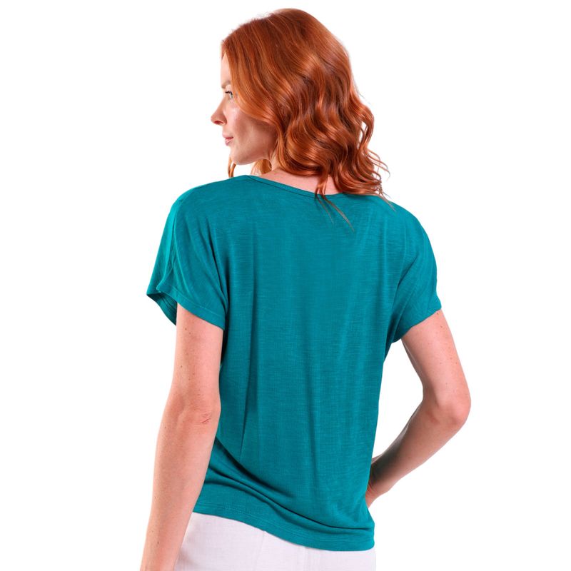Blusa Feminina Manga Ampla Curta