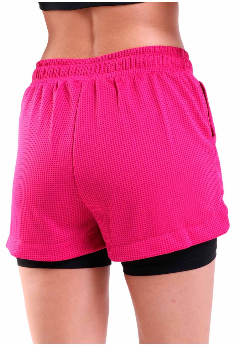 Shorts Feminino Streetwear Comfort Way Mescla Pink