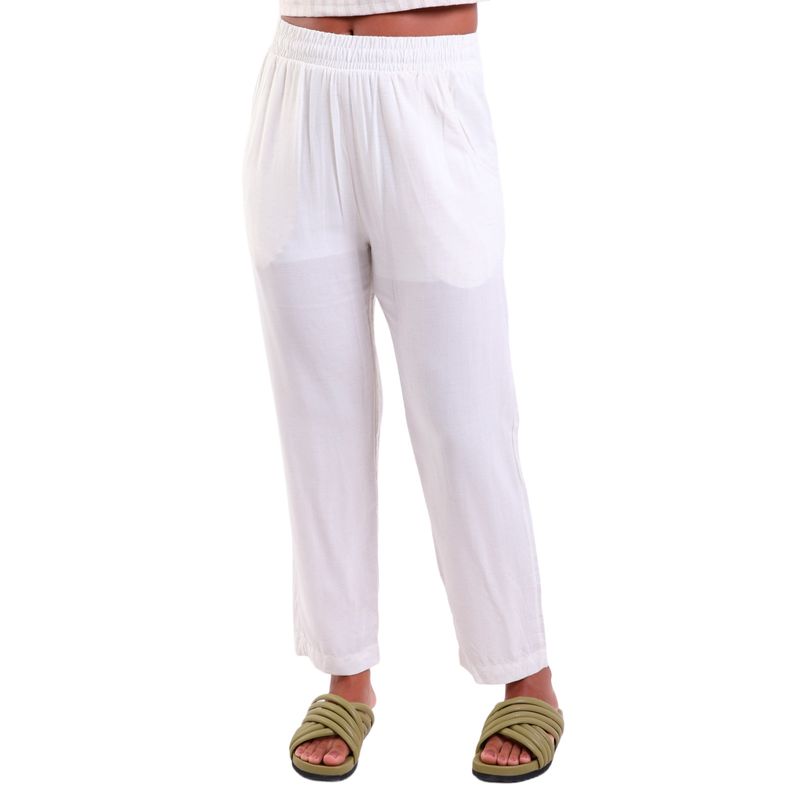 Calça Olimpia Cenoura Off White
